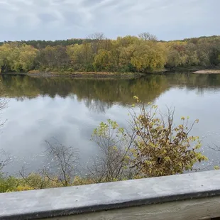 View from a hiking trail from the campground