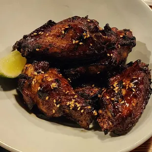 Grilled Wings (hoisin and fish sauce coating)