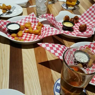 The appetizers are fabulous and the beer is nice and cold.