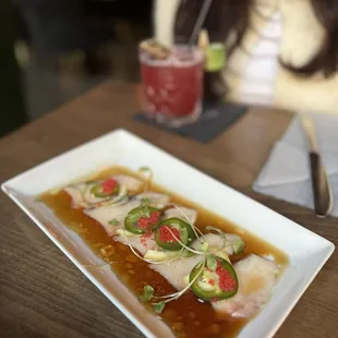 Hamachi Crudo