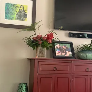 My view from my healing chair for the next week.