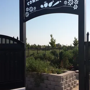 Entrance to garden