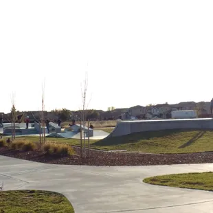 Skatepark is small but fun.