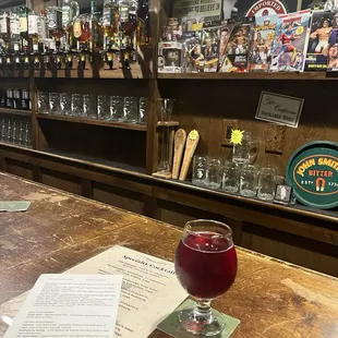 The Black Widow BlackBerry Cider. It was SO tasty!