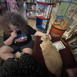 The most friendly bookstore kitty!