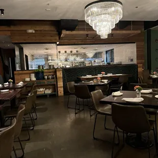 sushi and sashimi, interior