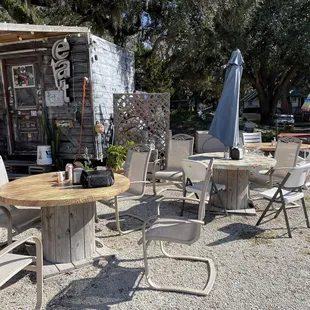 Seating outside