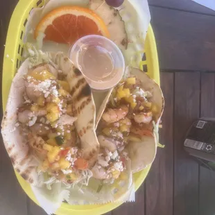 Shrimp tacos