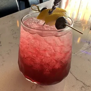 The Berry Blue Cocktail Special