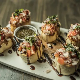 The way we do bruschetta is a level above.