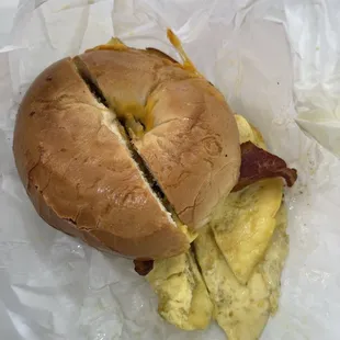 Breakfast bagel