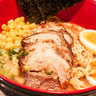 Tonkatsu Ramen with BBQ Pork Belly