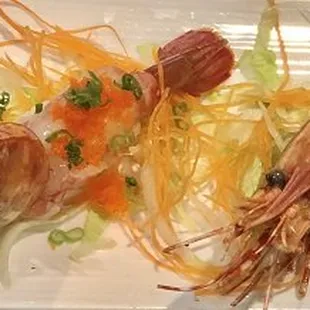 Sweet shrimp sushi