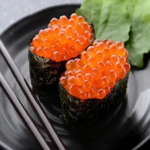 Salmon roe sushi