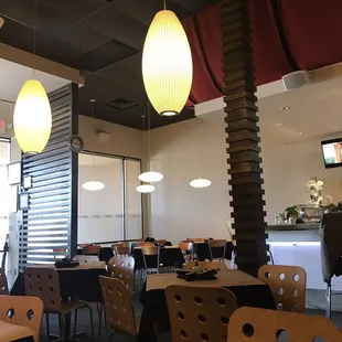 Dining area. Main door on the left.