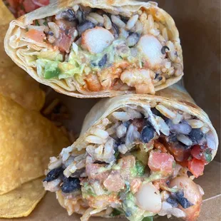 Seafood Burrito