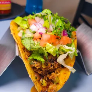 Insta @ SpicyAivy  Greek taco