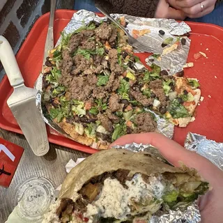 Greek Potato Burrito