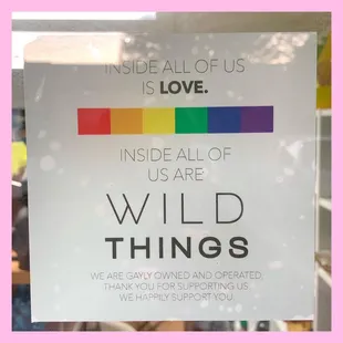 Wild Things Antiques Warehouse! Gayly owned and operated.