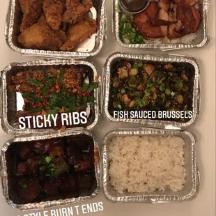 chicken wings and fried chicken