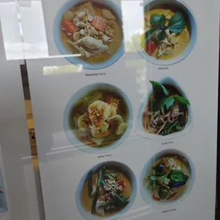 a picture of a menu