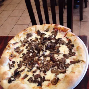 Mushroom pizza
