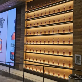 Nice wall going down to the gift shop