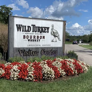 Wild Turkey entrance sign
