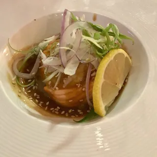 Salmon Wrapped Scallop