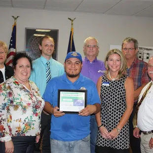 Honored by Angleton Officials for making Angleton a better and more beautiful place - June 2015