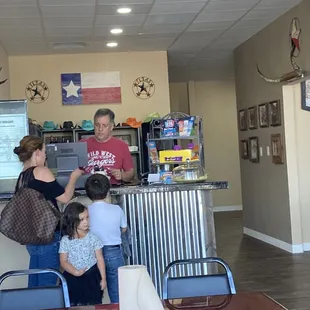 Order at the counter