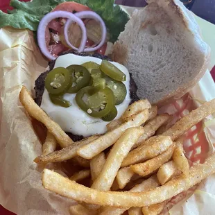 Jalapeno Cheese Burger