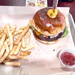 The Suegra burger was delicious!