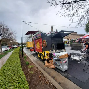 sushi and sashimi, outside