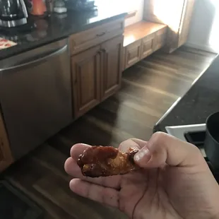 Tiny wing (possibly from a baby chicken)
