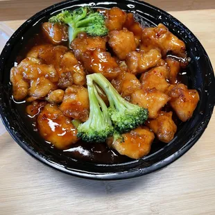 Spicy tangerine chicken