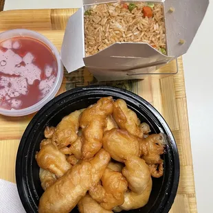 Sweet &amp; Sour Chicken with Wok Fried Rice