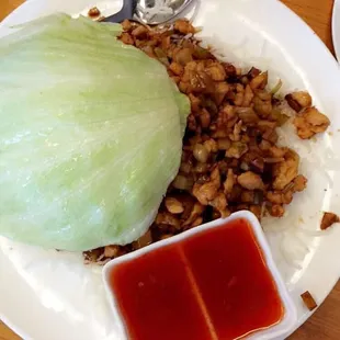 Lettuce Wrap. Yum! Very delicious! A lot better than the other Wild Wok behind the mall.
