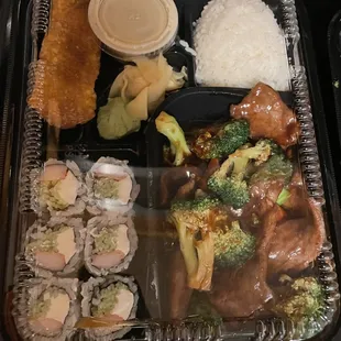 Beef &amp; Broccoli Bento Box