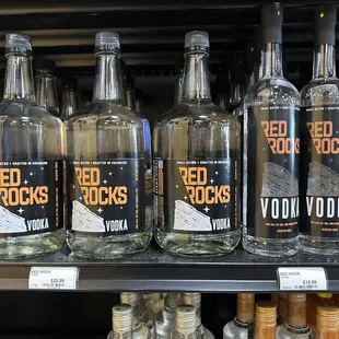Yes!! They just brought in Red Rocks Vodka! It's so smooth