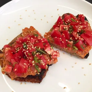 Spicy Tuna Toast