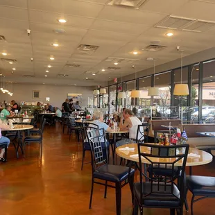 Inside the restaurant