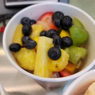 a bowl of fresh fruit