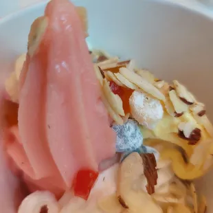 a bowl of food