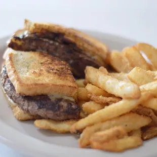 Patty melt burger