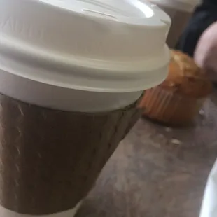 Caramel Soy Macchiato, he had a Hot Cocoa