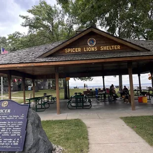 Shelter (in case it starts raining while at the playground)