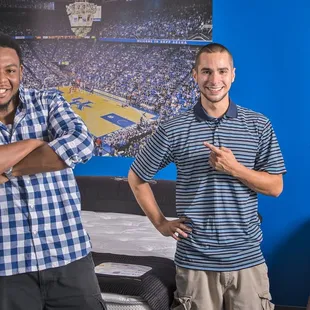 Perry and Justin are part of the customer happiness team and they are guaranteed to make you laugh. Wildcat Mattress.
