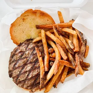 Juicy Lucy and Hand Cut Fries