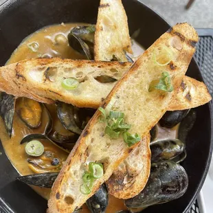 Curried Mussels